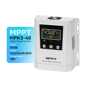 Контроллер заряда солнечной батареи MPPT 30A-100A, ЖК-дисплей, 150V, максимальное напряжение PV 12V 24V 36V 48V, батареи для солнечной системы 50A - Product Image 4