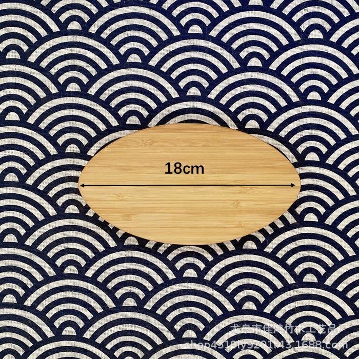 Oval sushi plate, 18*10*1.3 cm.