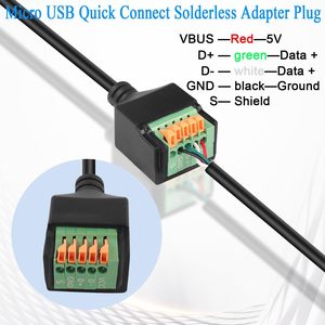 Adaptador de bloque de terminales de botón personalizado RJ45 8P8C macho a 8 pines - Product Image 5