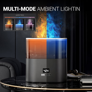 ホット販売1.1L加湿器アロマセラピーポータブル湿度ディスプレイアロマディフューザーLEDライト超音波空気加湿器ホーム - Product Image 3
