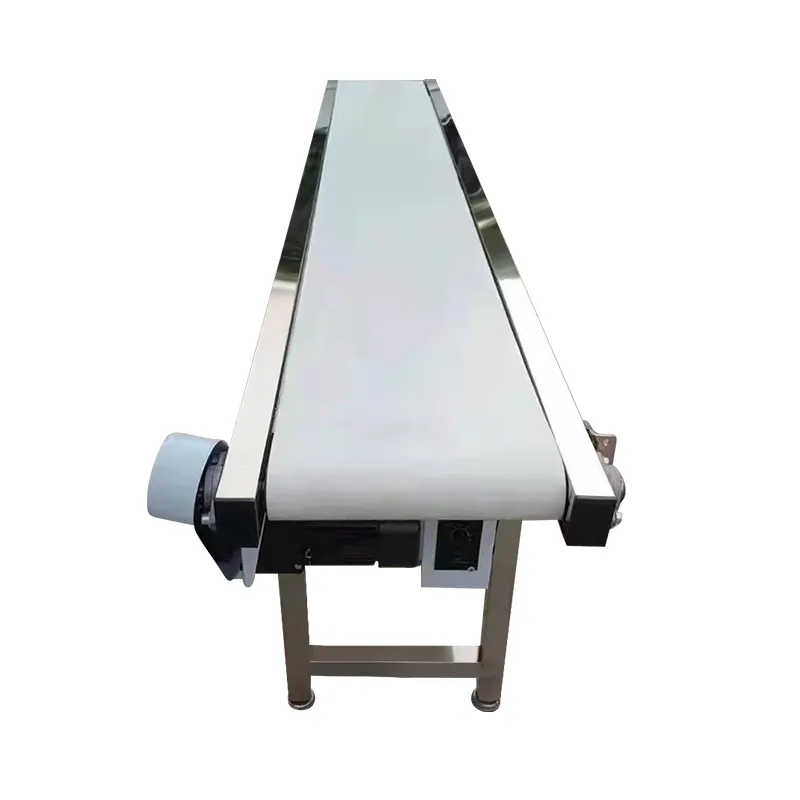 Faith China manufacturer counting adjustable width high speed feeding box belt conveyor machine