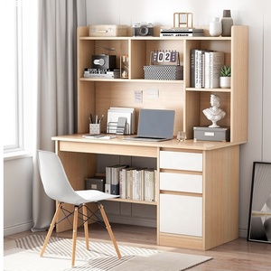 Escritorio de estudio de ordenador al por mayor con estantes de almacenamiento y mesa de escritorio de gabinete para oficina en casa - Product Image 6