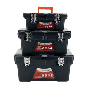 13 16 19英寸重型塑料储物盒，带易抓握手柄耐用工具箱，适用于汽车原始设备制造商可定制 - Product Image 1