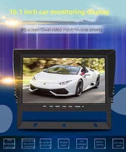 New 10.1 Inch IPS Screen U Style 1080P Portable Truck Monitor Remote Control Vehicle Vga <strong>Cvbs</strong> Monitor for Car - Product Image 3