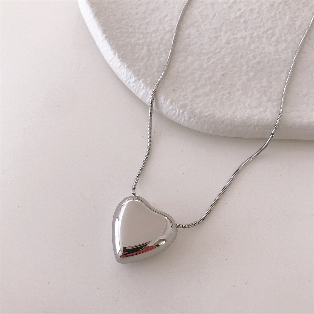 Cuore piccolo color argento