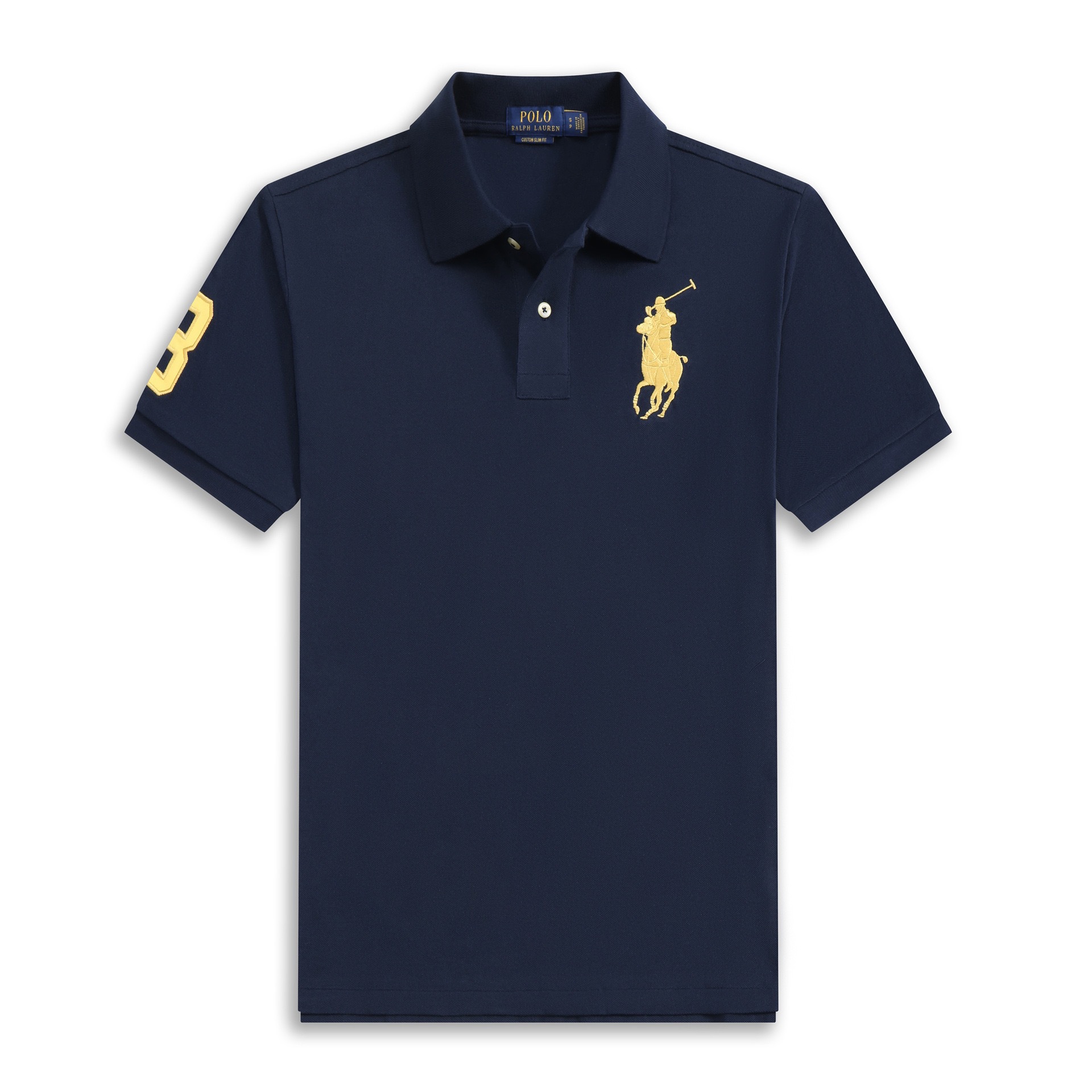 Sapphire blue yellow label