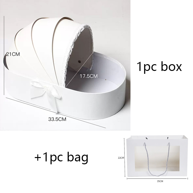 Bolsa blanca + caja