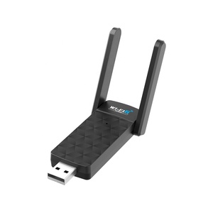 1800Mbpsドングルワイヤレスネットワーク2アンテナアダプターUSBWifiレシーバードライブ無料ワイヤレスネットワークカード - Product Image 5
