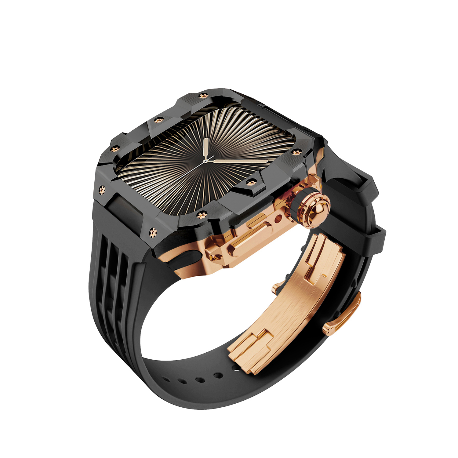 Black Rose Gold Black