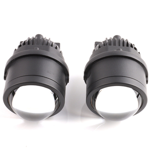 <strong>LED</strong> Fog Driving Lights Tri <strong>Color</strong> <strong>Bi</strong> <strong>Led</strong> Fog Light 110W Hi/Lo Beam White Yellow Biled Projector Lens 3 Inch for Any Car