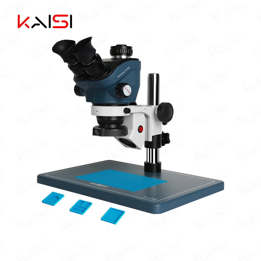 7X-50X Trinocular Stereo Microscope Phone Repair Kaisi TX-350S Microscope 7-50X