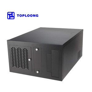 Fabricante 7 ranuras Torre montada en la pared caja de la computadora Industrial IPC servidor chasis colgado Gabinete de la computadora