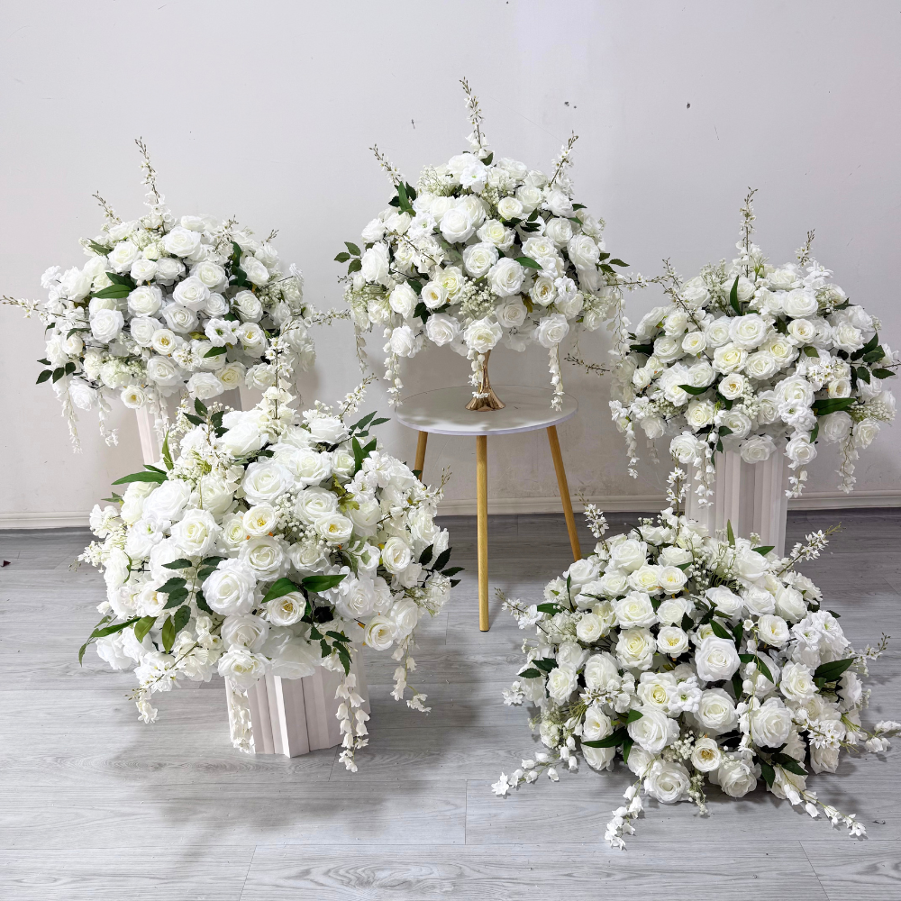 Sfera di Fiori Bianchi 60cm