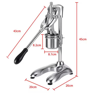 Manual Long French Fries Maker 20-30CM Dough Chips Squeezer <strong>Aluminum</strong> Alloy <strong>Machine</strong> for Corn Potato Dough <strong>Extruder</strong>