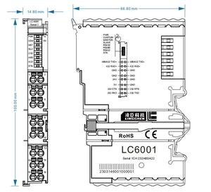 Entrada y salida industrial I/o Módulo de E/S universal Comunicación Distribuido IO Remoto