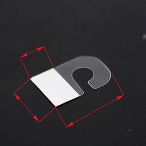 Nhựa Tự Dính Treo Tab Euro Lỗ Rõ Ràng J Móc Bán Lẻ Hiển Thị Nhiệm Vụ Nặng Nề Dính Hàng Hóa Siêu Thị Gấp lên Khe Cắm - Product Image 5