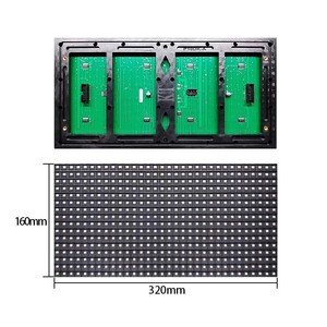 Modulo Display a matrice a LED 1/4 Scan P10 per esterni a LED Pixel modulo 320x160mm Video con schermo a colori - Product Image 4