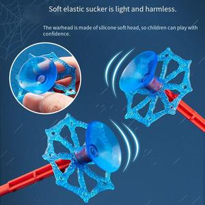 コスプレスパイダーヒーローグローブ子供用ソフトLaunchable弾丸銃手首のおもちゃブラックテックヒーロープラスチックとシリコン製