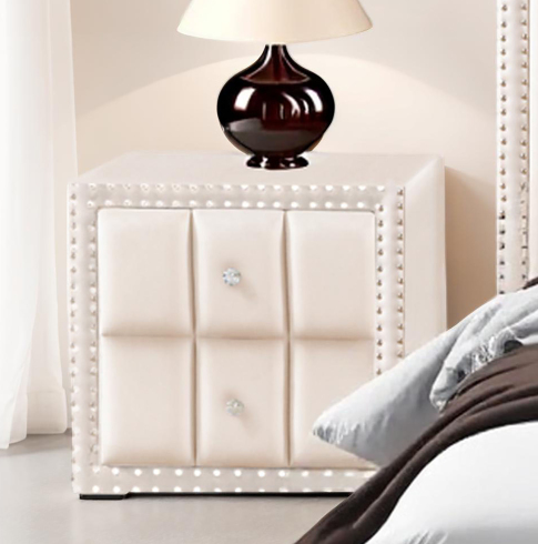 Beige + Madera de ingeniería + Tela
