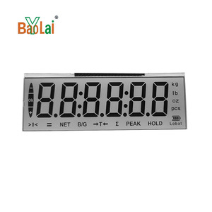 Display Digitale Display LCD con Display Digitale a grasso corporeo a 6 cifre 7 segmento LCD a tre Display Display HTN LCD - Product Image 4
