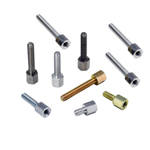 Kit de conectores subminiatura universales personalizados: tornillos de separación ovalados de níquel para sistema de medición métrica SSD de computadora - Product Image 1