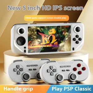 เครื่องอาร์เคด PSP E6ใหม่2024นิ้ว3D 5นิ้วระบบแอนดรอยด์ IPS มือจับสำหรับเล่นเกมเข้ากันได้อย่างสมบูรณ์ N64กับคอนโซลวิดีโอเกม - Product Image 2