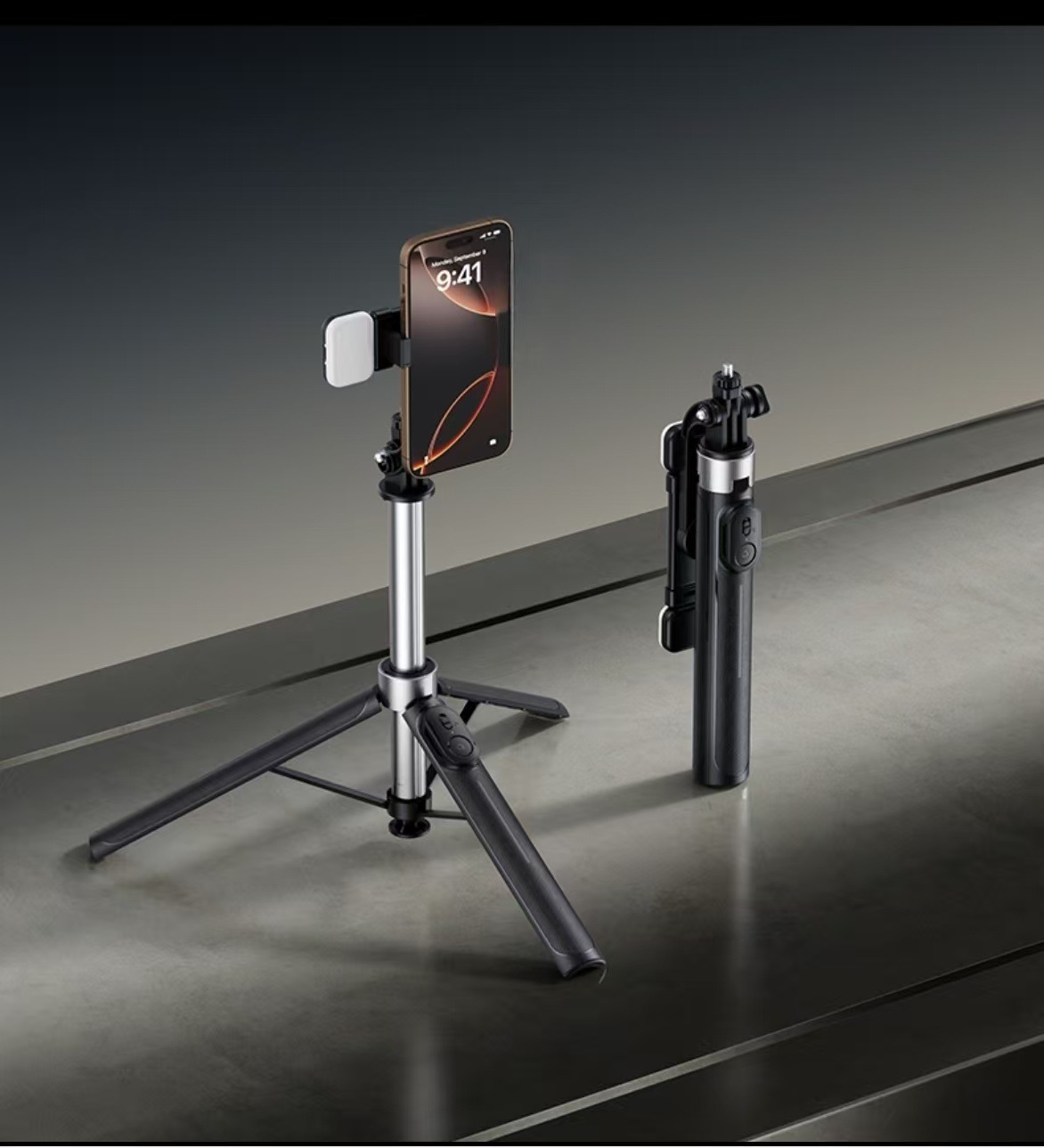 Black 13m selfie stick