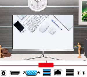Pc de escritorio todo en uno Win11 blanco juego de computadora todo en uno Pc de negocios todo en uno listo para enviar CONFIGURACIÓN DE JUEGOS DE PC todo en uno