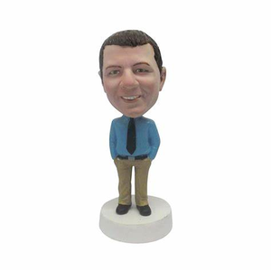O Escritório Bobble Cabeça Figurinhas Trabalhando Em Uma Mesa De Computador Decoração Do Escritório Figuras Bobblehead Personalizadas
