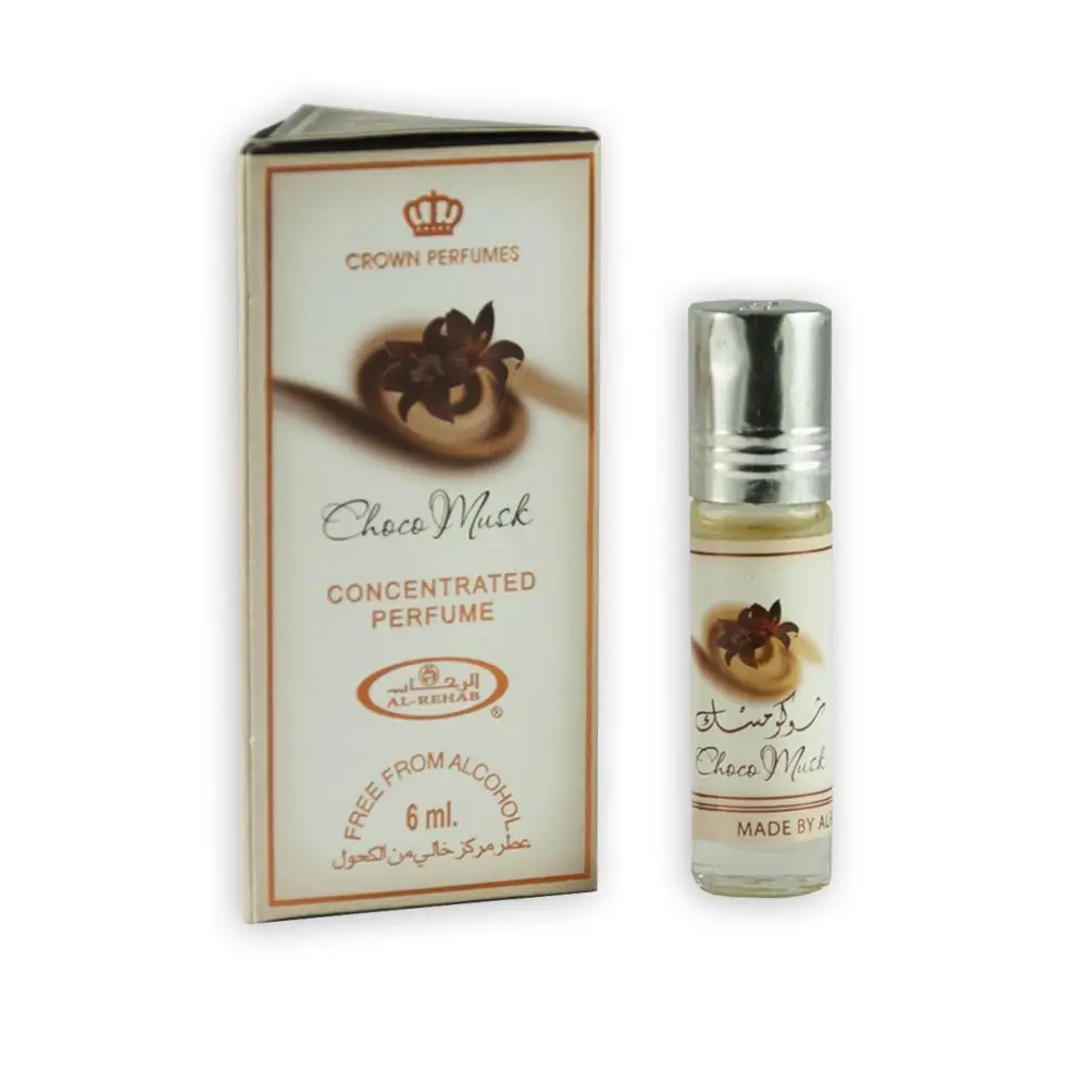 Huile parfumée Choco MUSK Parfum chocolat AL REHAB 6 ML parfums Dubaï Parfum huile véritable