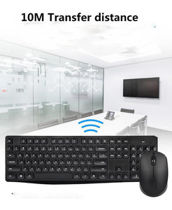 Original OEM CS10 teclado inalámbrico ratón Gaming Oficina PC ordenador ratones teclados conjunto negro blanco Color 104 teclas para HP CS10 - Product Image 2