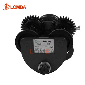 中国工厂手动货物链小车齿轮设备，用于工字梁输送物料处理 - Product Image 4
