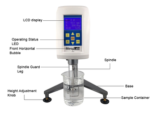 MesuLab ME-RV-SSR küçük örnek hacmi laboratorio viscosmetro dijital gıda lab viskozimetre testi kozmetik döndür viskozimetre fiyat - Product Image 2