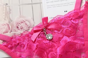 Adjustable T Back Thong <strong>Transparent</strong> <strong>G</strong>-<strong>string</strong> Underwear Low Rise Sexy Lace Panties for Ladies