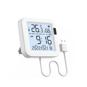 图雅智能Wifi温湿度传感器，带大屏幕和背光数字液晶温度计湿度计工作Alexa谷歌 - Product Image 5