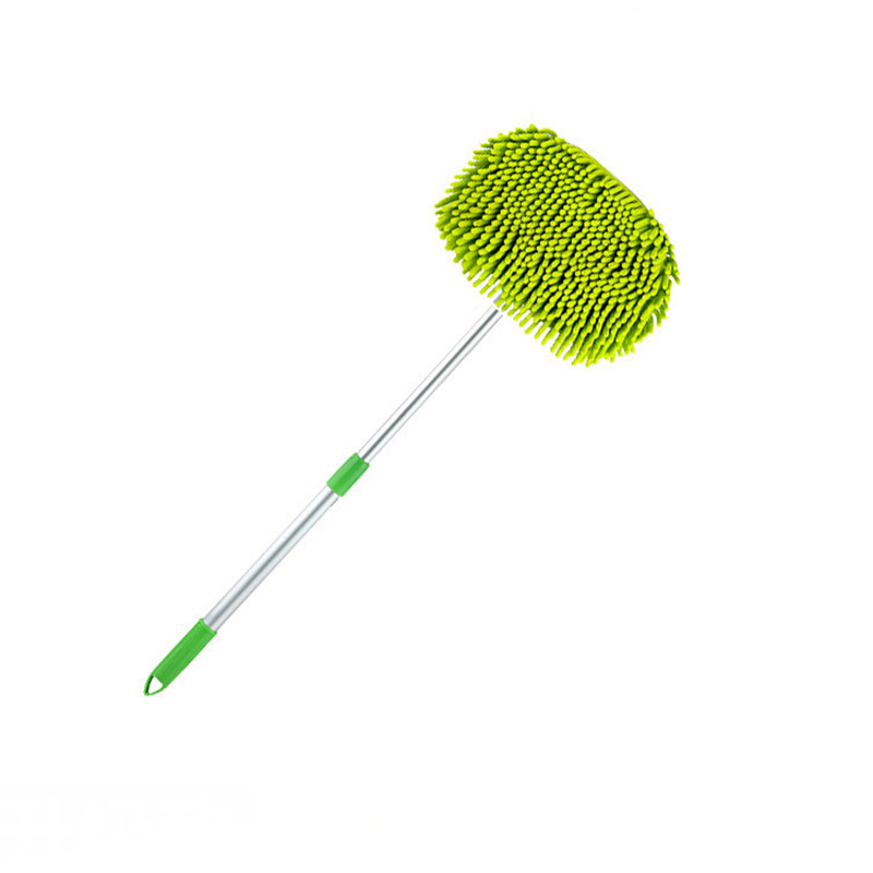 Balai à franges en deux parties (manche en acier inoxydable) 95 cm