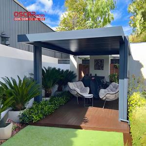 Avrupa'da Pergola yağmur geçirmez ve açık yakın fonksiyonu ile motorlu alüminyum panjur veranda bahçe güverte - Product Image 2