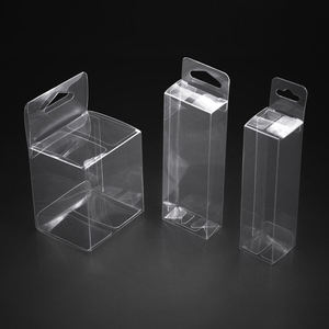 Kristal şeffaf plastik baskılı PVC ekran ambalaj katlanır asetat kutuları için şeffaf vinil PVC PET RPET ambalaj çözümü - Product Image 1