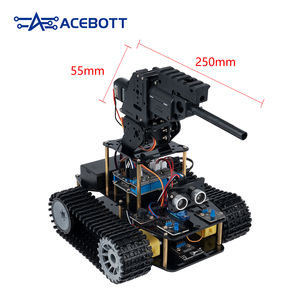ACEBOTT Explorer serie 4WD serbatoio Smart Car Starter Kit con istruzione a vapore e apprendimento Robot per Arduino Kit compatibile - Product Image 5