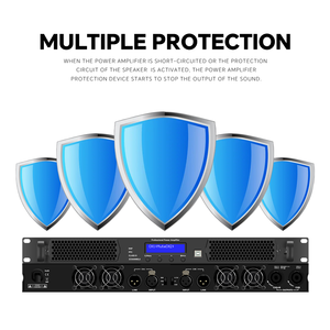 GAP-DP2100 Manufacturer of Professional <strong>Digital</strong> Amplifier <strong>DSP</strong> <strong>Processor</strong> 2-channel Power Audio Amplifier Amplifier - Product Image 4