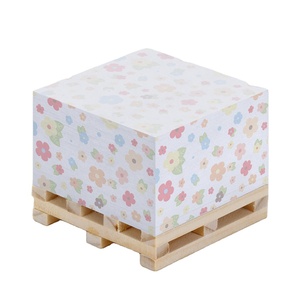 Personalized Square Sticky Notes Post Sticky It <strong>Memo</strong> Pad <strong>Cube</strong> With Wooden Pallet Promotional Wooden Pallet Sticky Adhesive Notes - Product Image 1