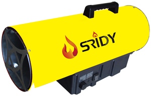 Sridy 50KW LPG/ガス強制エアヒーター工業用LPG屋外天然ガスプロパンガンファンヒーター