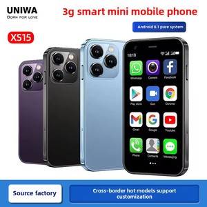 XS15 <strong>Mini</strong> 3G Android 9 Smartphone HD Dual Camera Fingerprint Recognition 8GB RAM MTK Processor Used Condition Smart Mobile Phone - Product Image 4