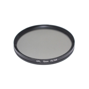 Filtro de polarización Circular para cámara, filtro de polarización circular CPL de 58mm para Canon, Nikon, Fuji, DSLR