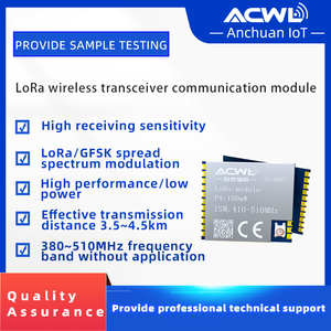 AC600T-100mW LoRa Wireless Communication Transceiver 433 Sender und Empfänger SPS Fernbedienung 485 Erfassungs modul