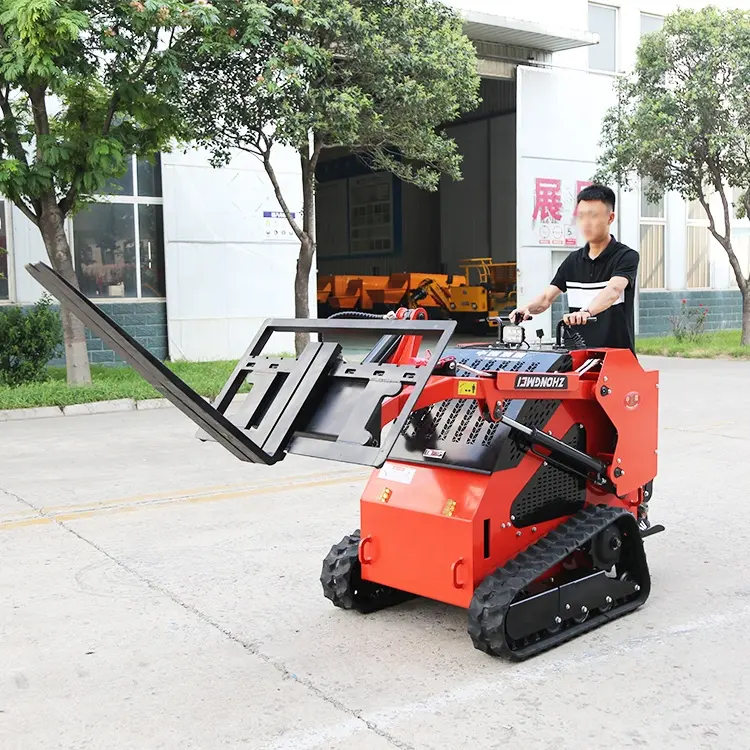 Multifunctional Attachments Factory Sale Agricultural China Wheel Track Backhoe Crawler Skid Steer Loader