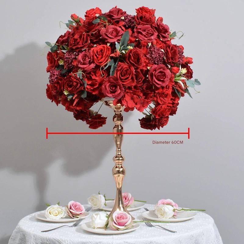 Fleur de table - rouge