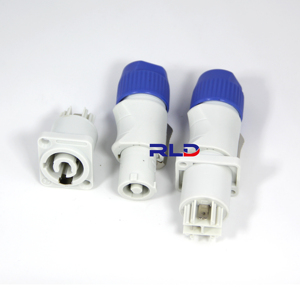 <strong>Input</strong> and <strong>Output</strong> Speakon 3 Pin Powercon Plug Male Jack 3 Core Power <strong>Connector</strong> - Product Image 2
