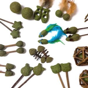 Venta al por mayor sostenible Catnip Cat Toys Varios estilos Naturalmente comprimido Eco-Friendly Características - Product Image 6