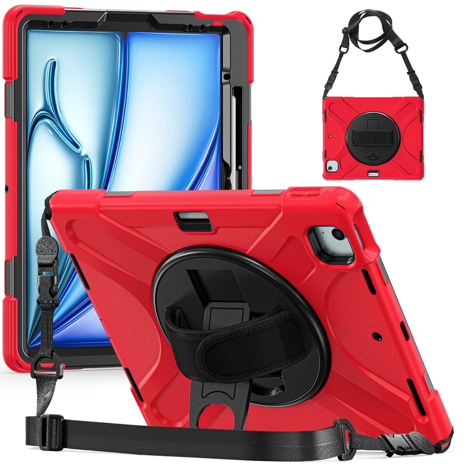 Rojo para iPad pro12.9 2018/2020/2021/2022